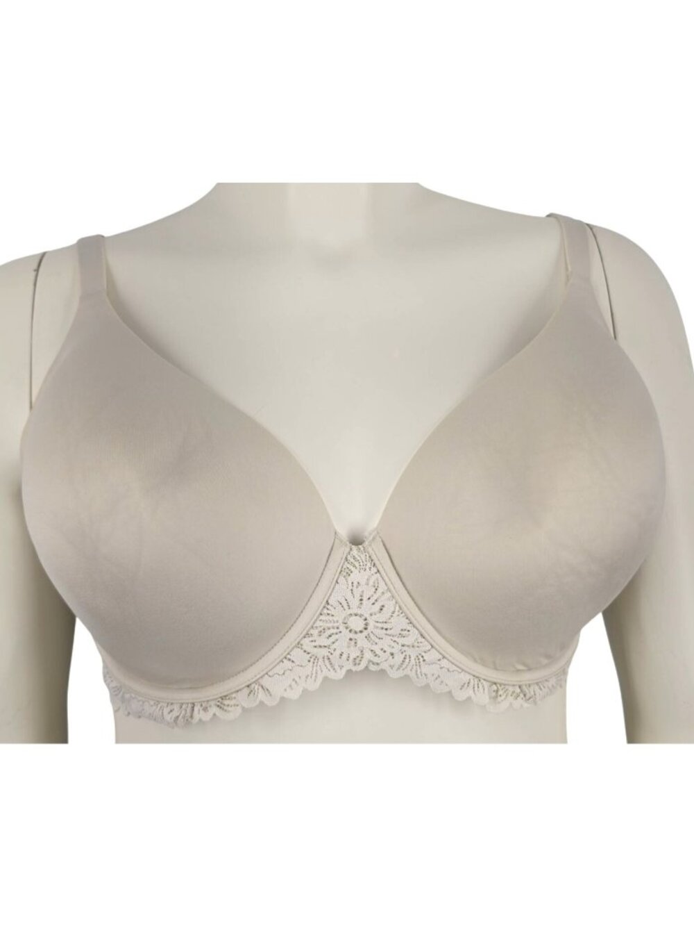 Women's Aerie Bra 38G Beige Real Sunnie Full Coverage Lace Underwire Adjustable